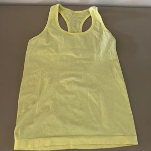Lulu lemon workout yellow tank